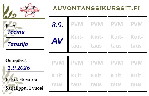 10 kerran sarjakortti